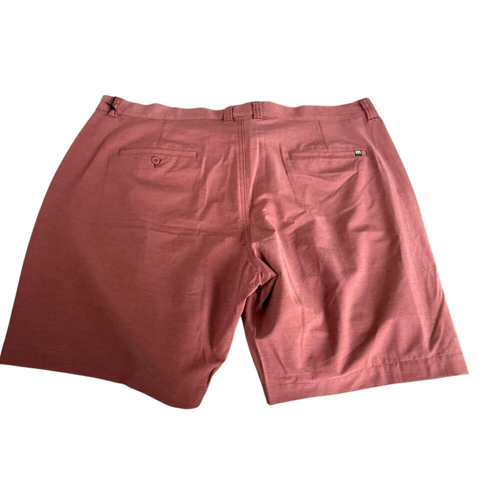 Travis Mathew Men's Heather Roan Rouge 8" Tech Chino Short Size 42 - Picture 5 of 10